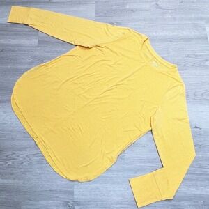 Tek Gear Mens Long Sleeve Shirt Liquid Gold Athletic Top Size XL